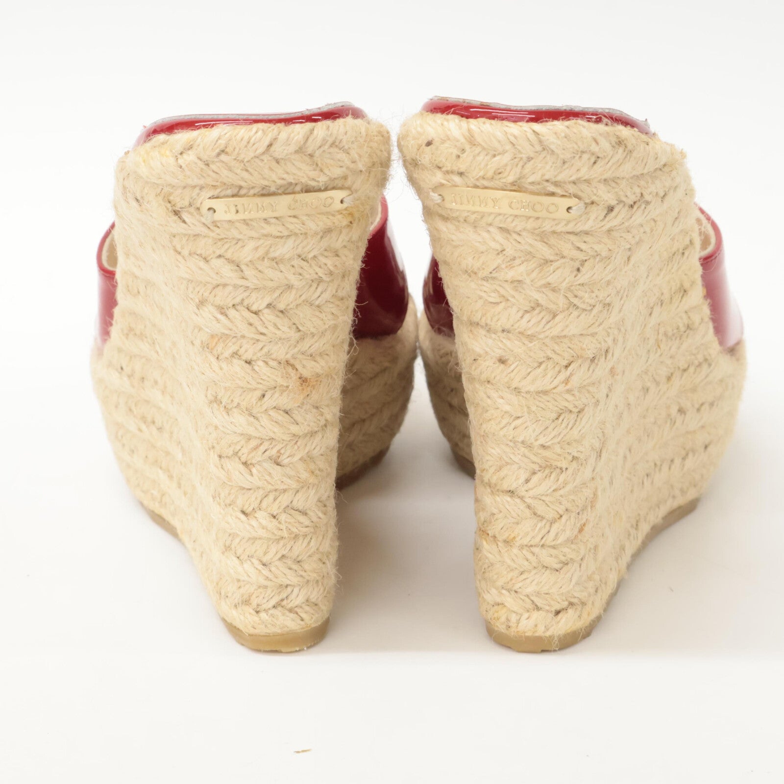 JIMMY CHOO 【New condition】Patent Wedge Sole Shoes