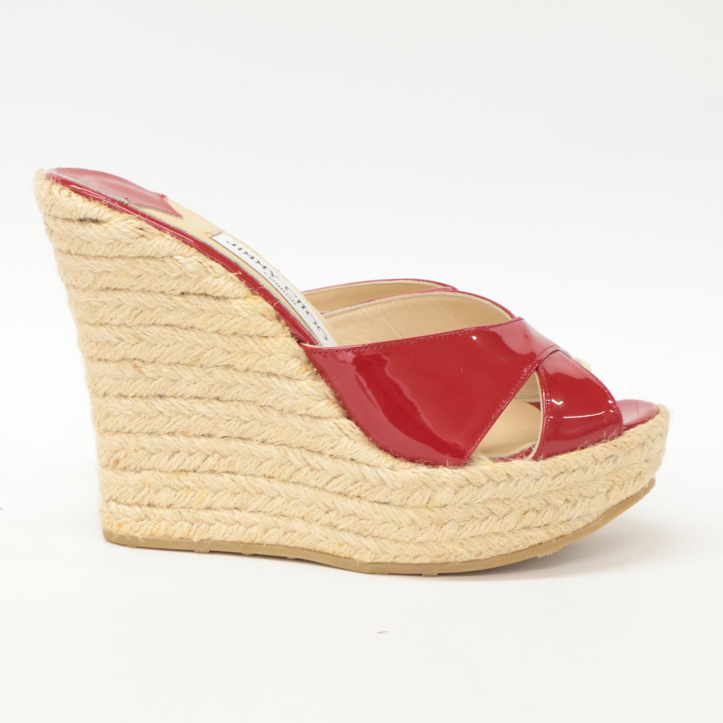 JIMMY CHOO 【New condition】Patent Wedge Sole Shoes