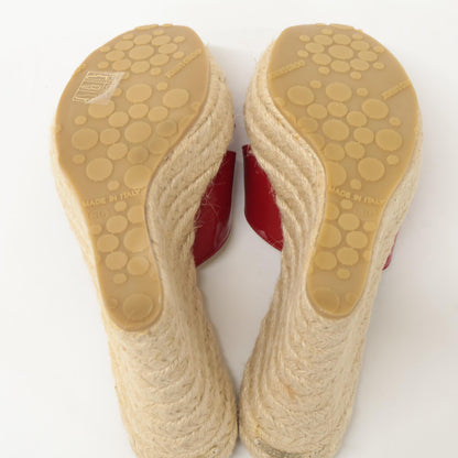 JIMMY CHOO 【New condition】Patent Wedge Sole Shoes