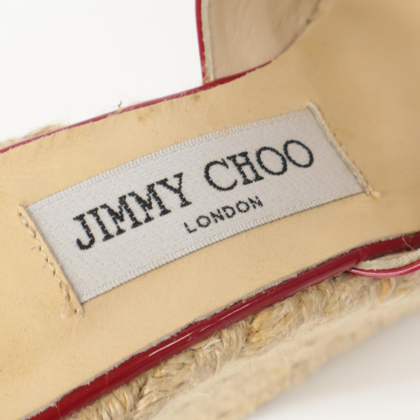 JIMMY CHOO 【New condition】Patent Wedge Sole Shoes
