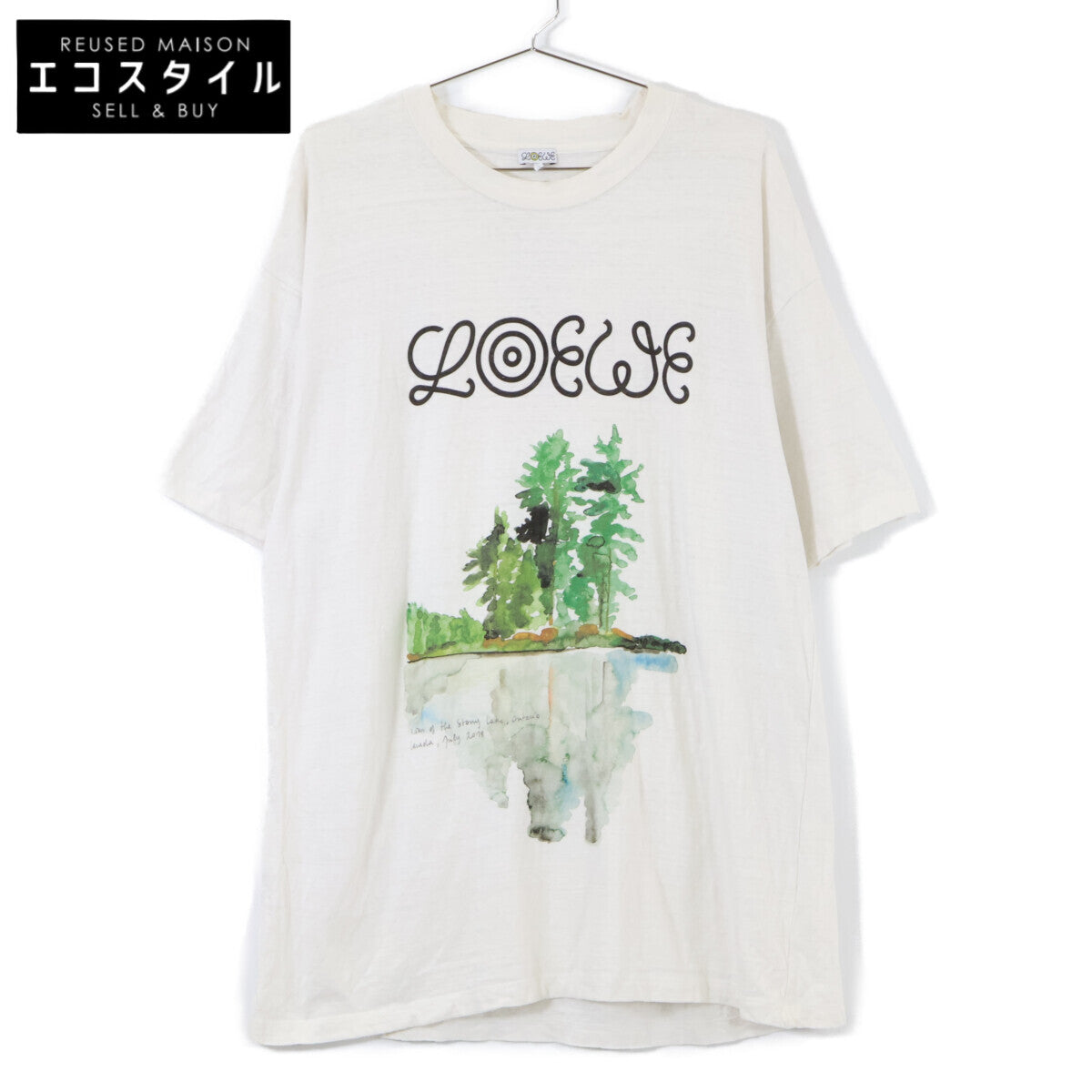 LOEWE H6299981PC 18AW Logo Lakeside T-Shirt Top