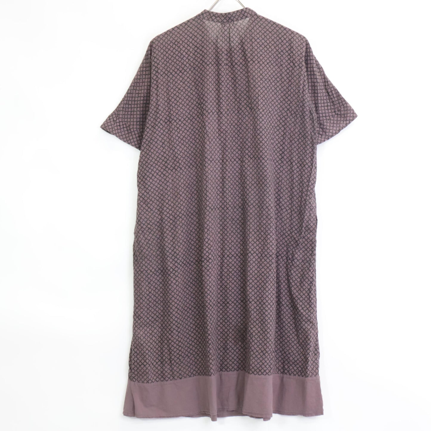 Haat HA22FH511 Brown All-over Print Short Sleeve Dress