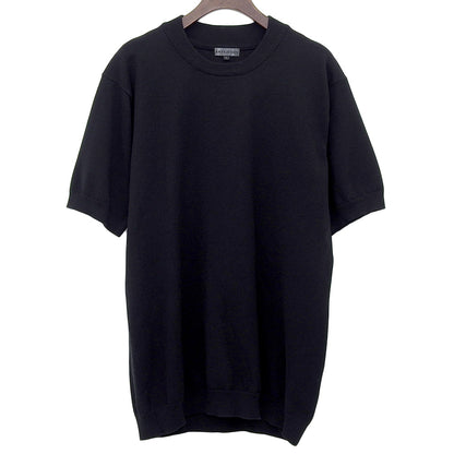 HILTON Hilton Excellent Condition Crew Neck Short Sleeve Knit Top Men's Black L 652036 Tops