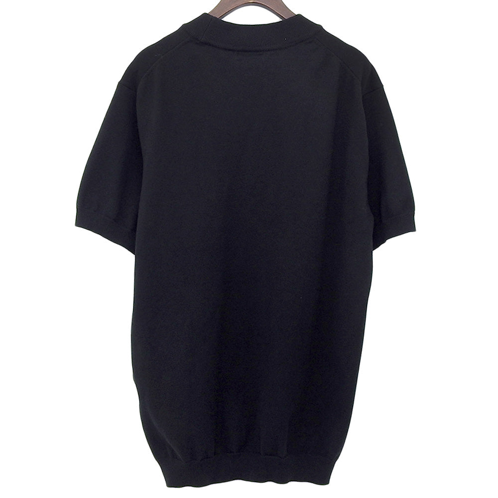 HILTON Hilton Excellent Condition Crew Neck Short Sleeve Knit Top Men's Black L 652036 Tops