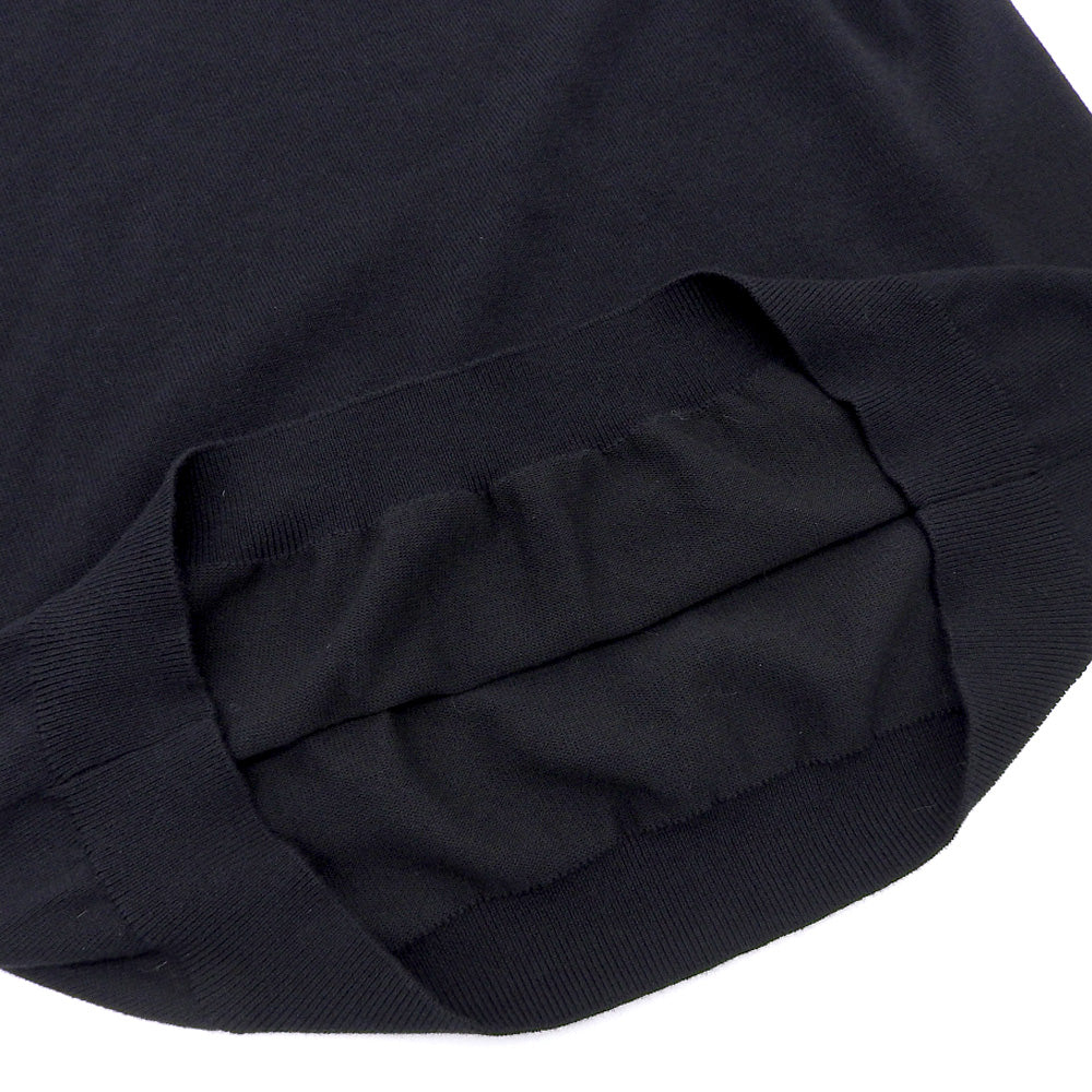 HILTON Hilton Excellent Condition Crew Neck Short Sleeve Knit Top Men's Black L 652036 Tops