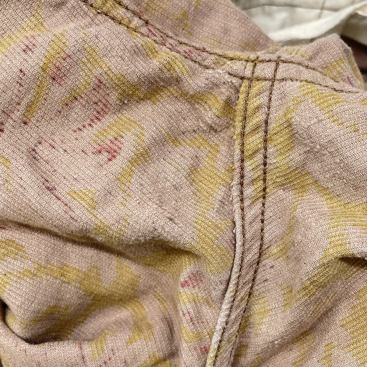 Engineered Garments Beige 25SS Fatigue Shorts Floral Print Corduroy Bottoms