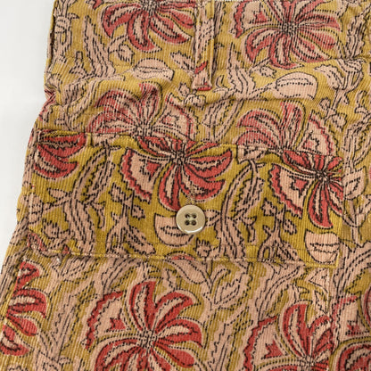 Engineered Garments Beige 25SS Fatigue Shorts Floral Print Corduroy Bottoms