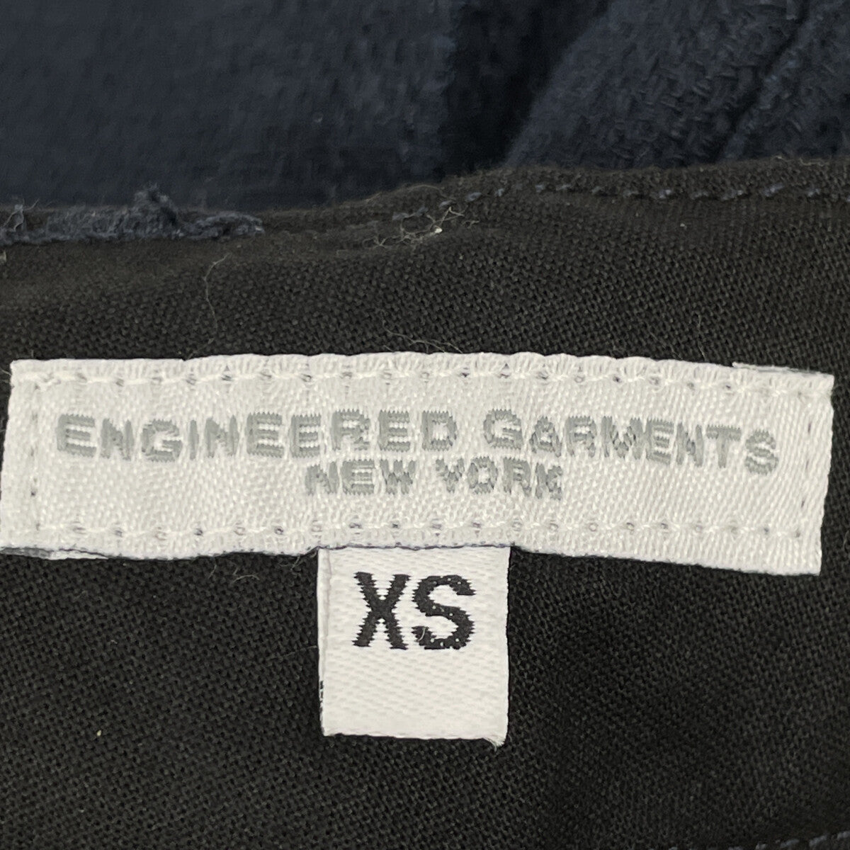 Engineered Garments 工程丹宁 Engineered Garments 海军蓝 25SS 棉麻斜纹短裤 QT162 下装