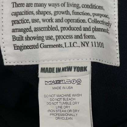 Engineered Garments 工程丹宁 Engineered Garments 海军蓝 25SS 棉麻斜纹短裤 QT162 下装
