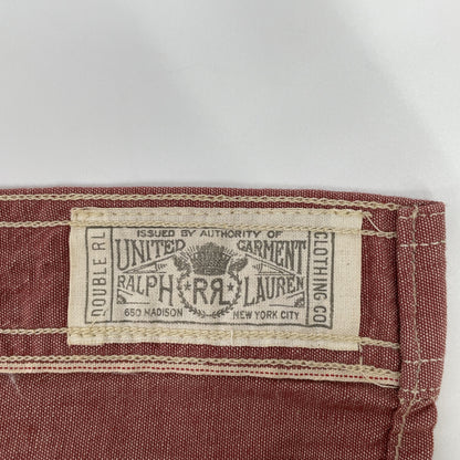RRL 双R标 红色 25SS 赤耳细节 青年布 工装衬衫 上衣