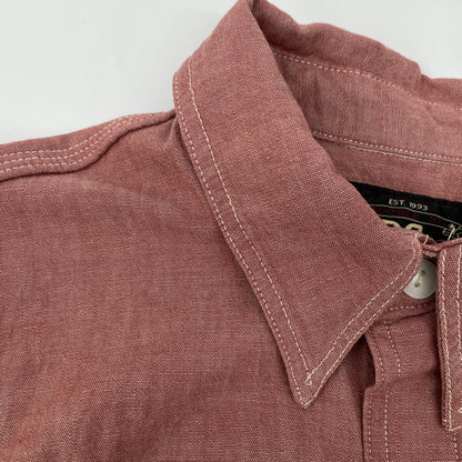 RRL 双R标 红色 25SS 赤耳细节 青年布 工装衬衫 上衣