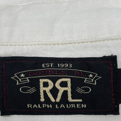 RRL Double RL White 25SS Selvedge Detail Chambray Work Shirt Top