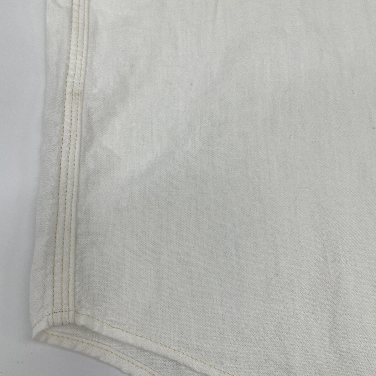RRL Double RL White 25SS Selvedge Detail Chambray Work Shirt Top