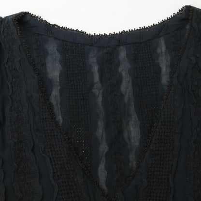 Haat HA93FH707 Black Lace V-neck Sleeveless Dress