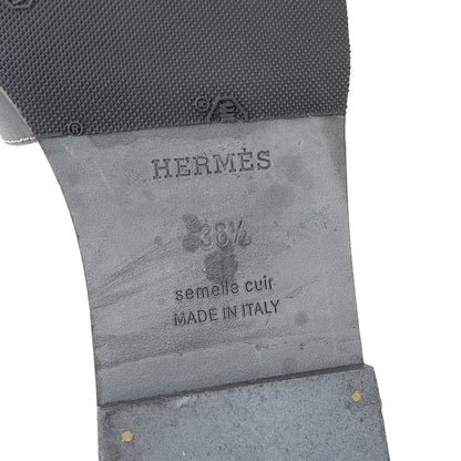 HERMES 爱马仕 精品 凉鞋 拖鞋 女士 黑色 36 1/2 鞋履