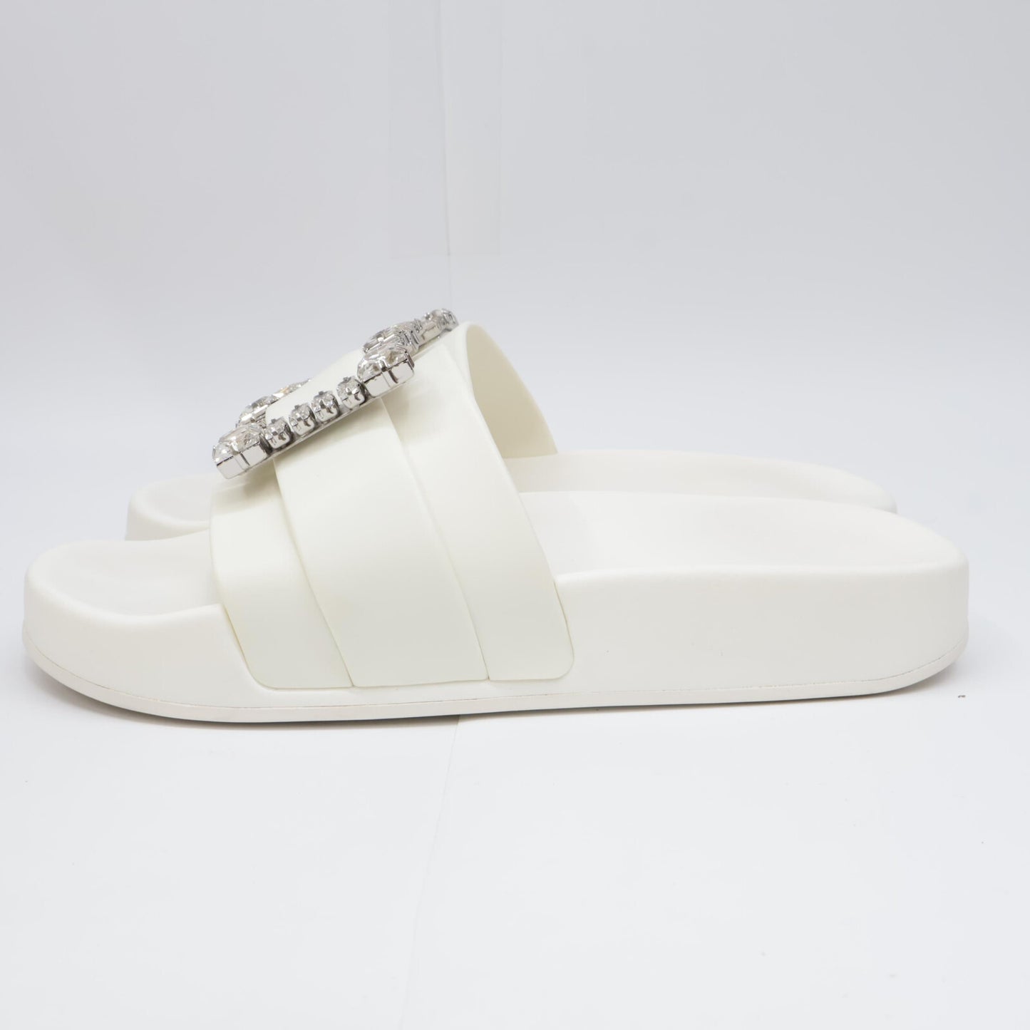 Sergio Rossi 塞乔罗西 SR JELLY 010 宝石搭扣 水晶拖鞋