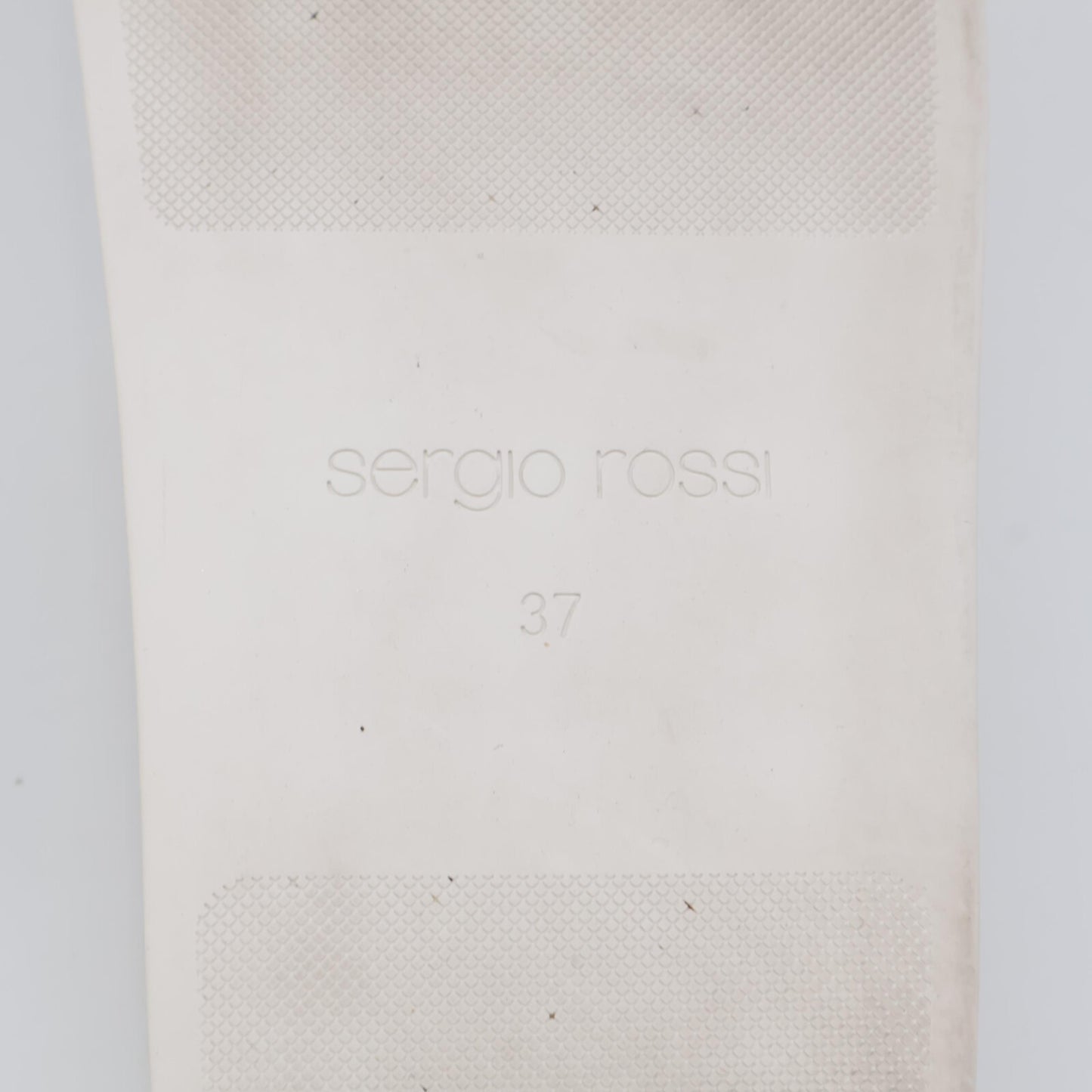 Sergio Rossi SR JELLY 010 Jewel Buckle Crystal Slide Sandals Shoes