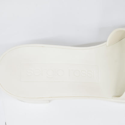 Sergio Rossi 塞乔罗西 SR JELLY 040 水晶方扣方头鞋