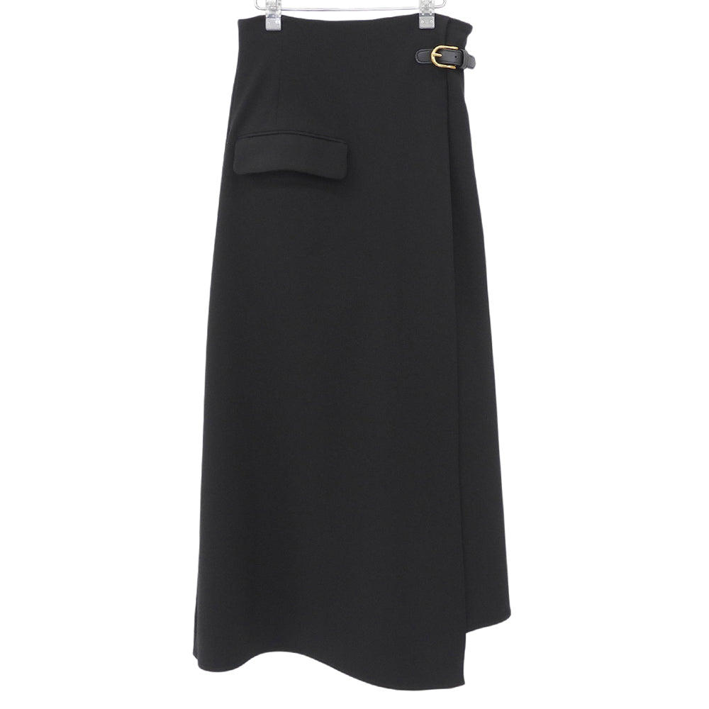 Excellent Condition Symmetric Layered Skirt Bottoms Women's Black S 1524521135-2 Skirt S Women's