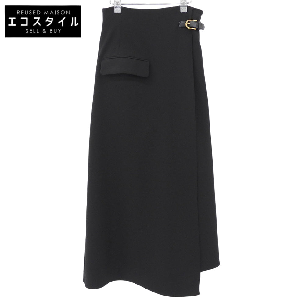 Excellent Condition Symmetric Layered Skirt Bottoms Women's Black S 1524521135-2 Skirt S Women's