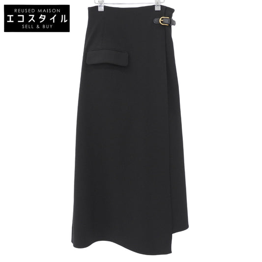 Excellent Condition Symmetric Layered Skirt Bottoms Women's Black S 1524521135-2 Skirt S Women's