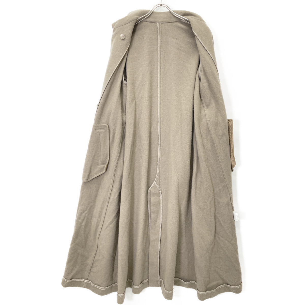 AMERI 阿美 美品 01020730570 POOFY FLARE LONG COAT 外套 S 女士