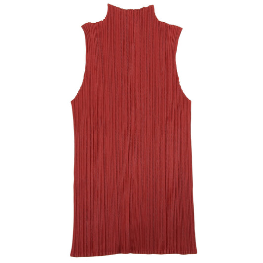 PLEATS PLEASE 三宅一生 褶皱之美 高领衬衫 女士 红色 3 PP55JK802 上衣