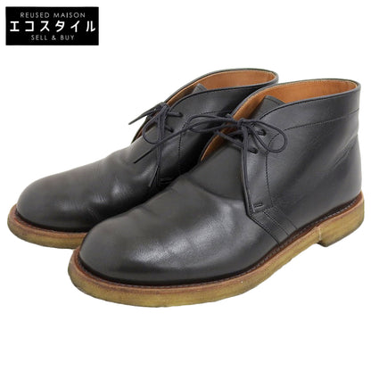 Leather Chukka Boots Women's Black 24 F-100 Shoes 24 Women's