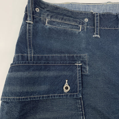 RRL Double RL Indigo Denim Cargo Shorts Bottoms