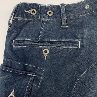 RRL Double RL Indigo Denim Cargo Shorts Bottoms