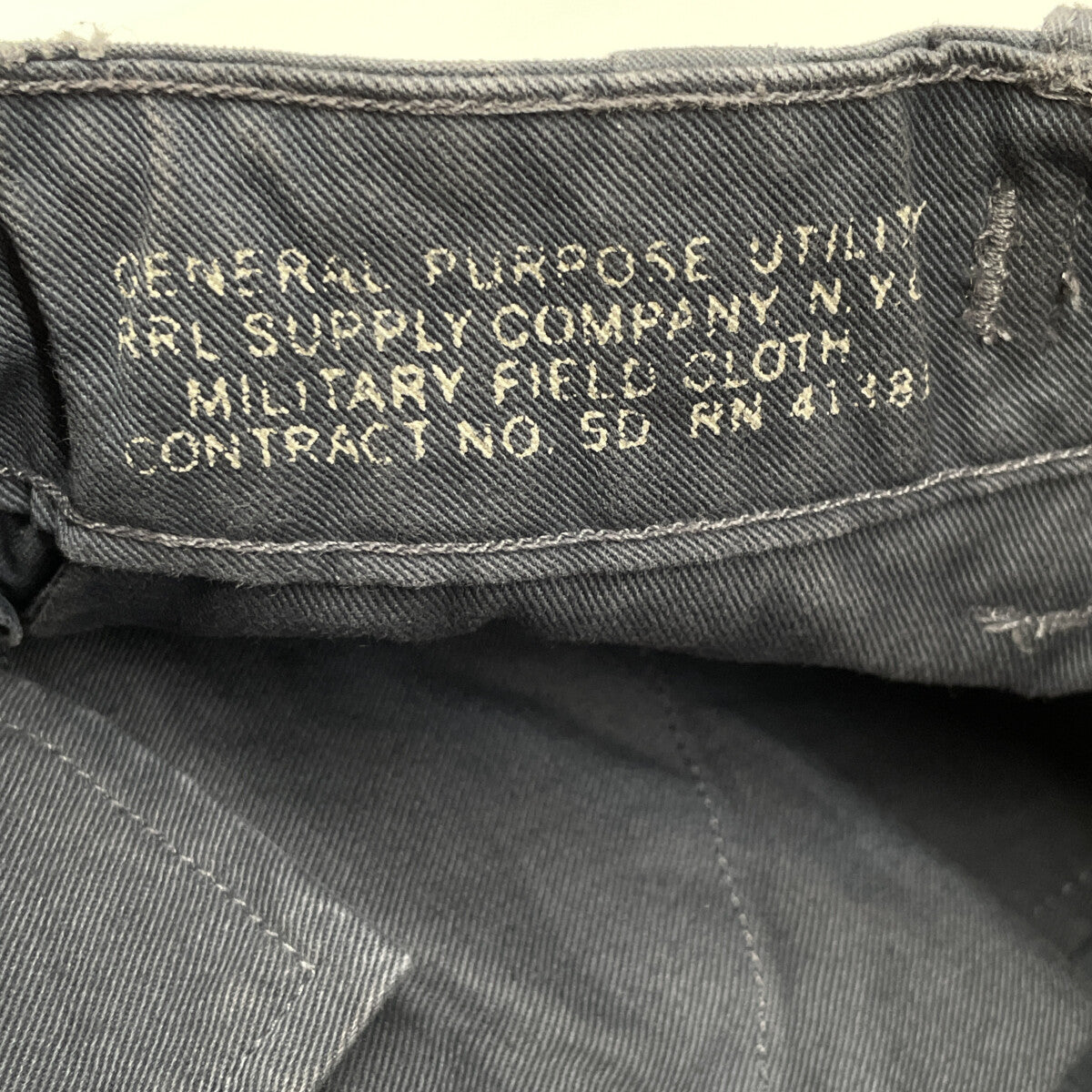 RRL Indigo Dyed M-51 Cargo Shorts Navy