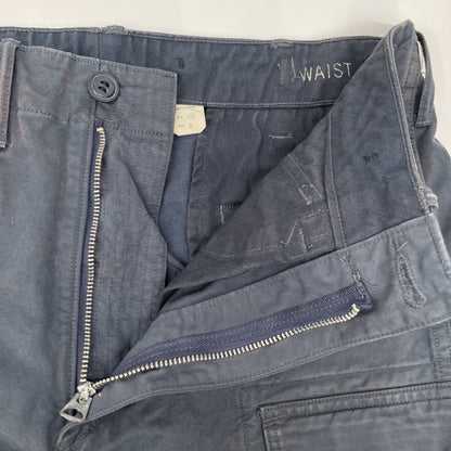 RRL Indigo Dyed M-51 Cargo Shorts Navy