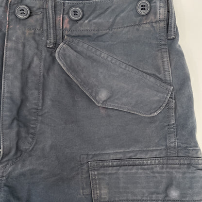 RRL Indigo Dyed M-51 Cargo Shorts Navy