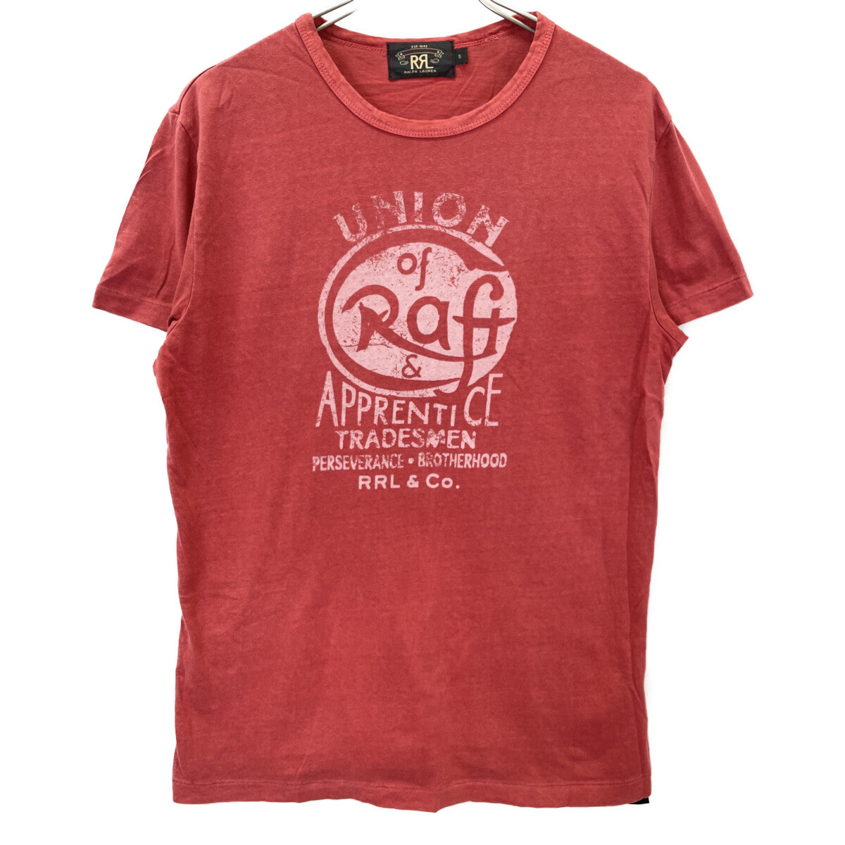 RRL Double RL Red Vintage Short Sleeve T-Shirt Tops