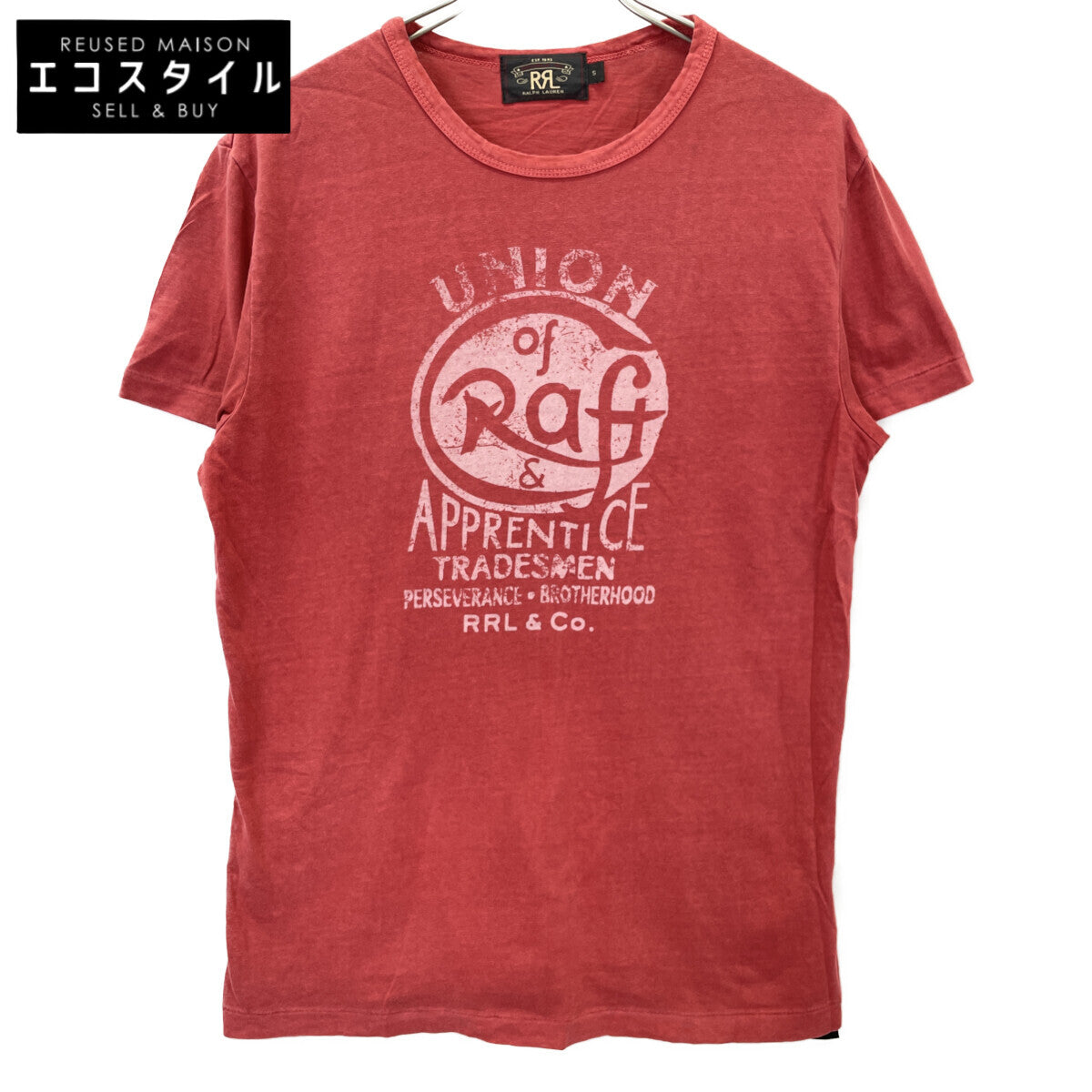 RRL Double RL Red Vintage Short Sleeve T-Shirt Tops