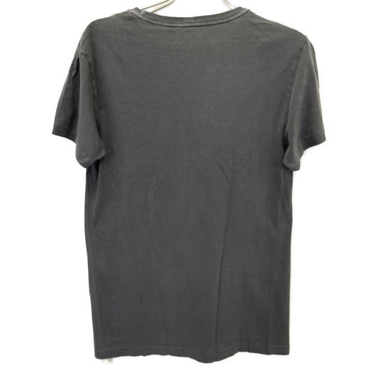 RRL Double RL Gray x Black Logo Short Sleeve T-Shirt Tops S Men's
