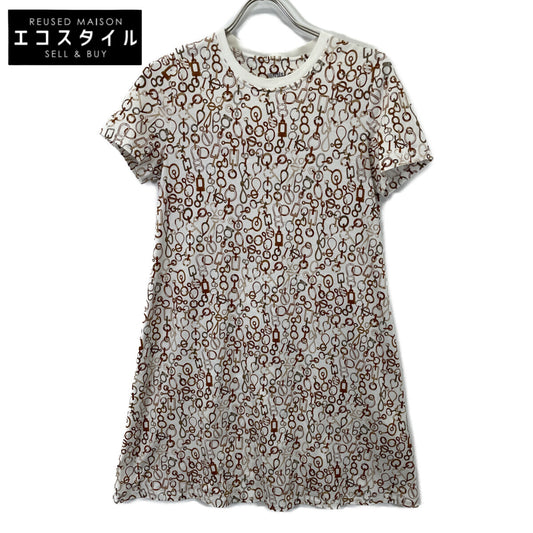 HERMES 23SS Bit Pattern Short Sleeve Shirt Dress