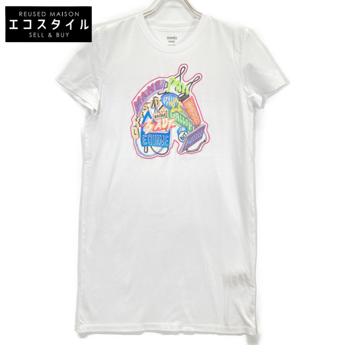 HERMES エルメス 23SS CHEVALO SCOPE ワンピース
