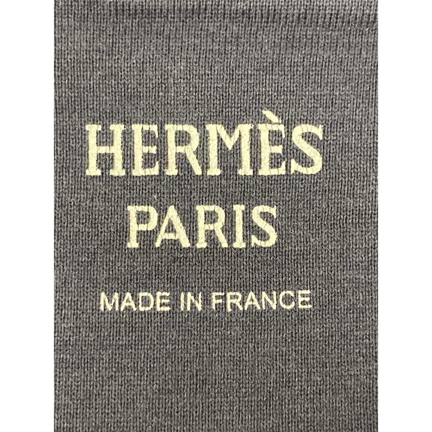 HERMES エルメス Hロゴ刺繍ポケット Tシャツ トップス
