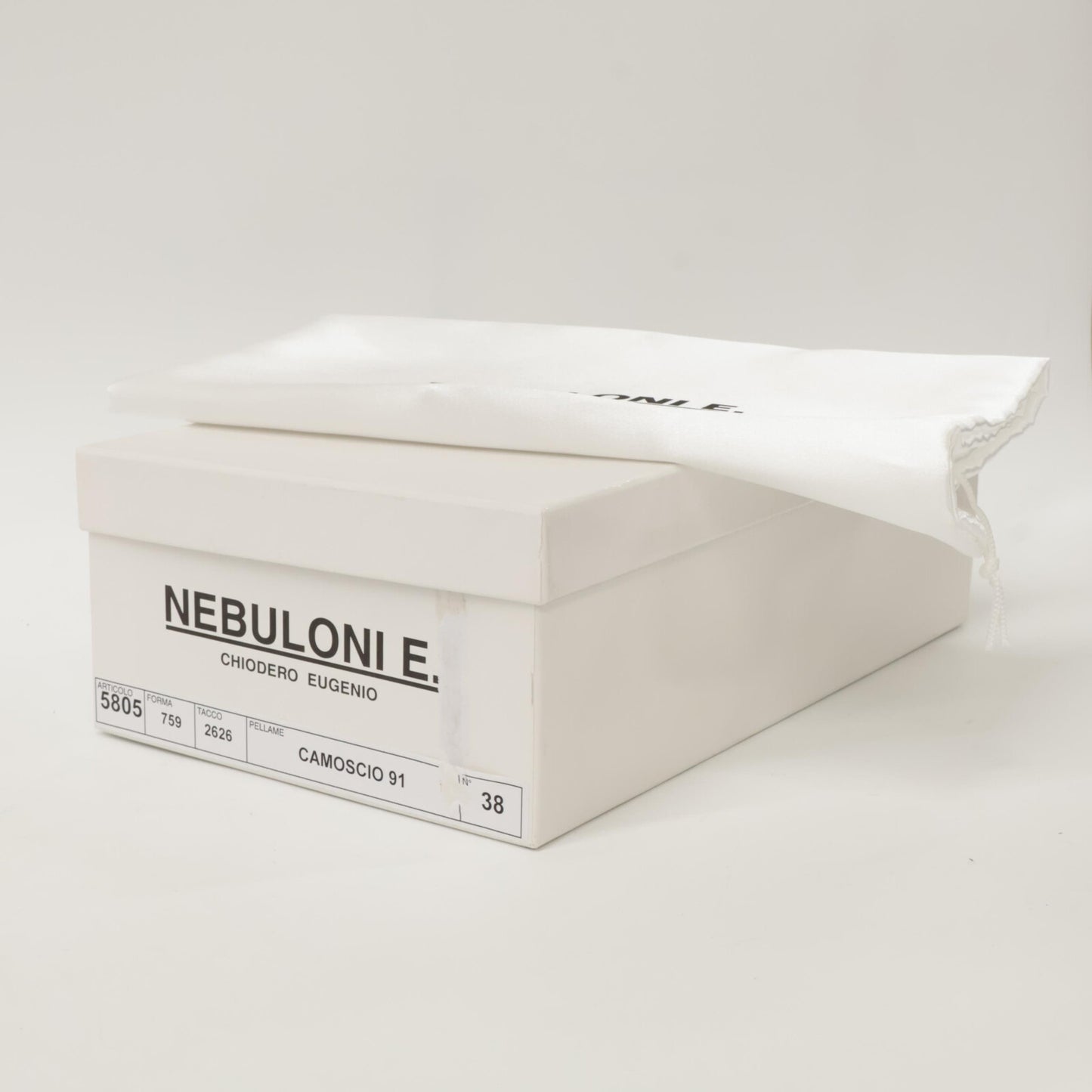 NEBULONI E 尼布洛尼 【美品】5805 绒面革踝带凉鞋