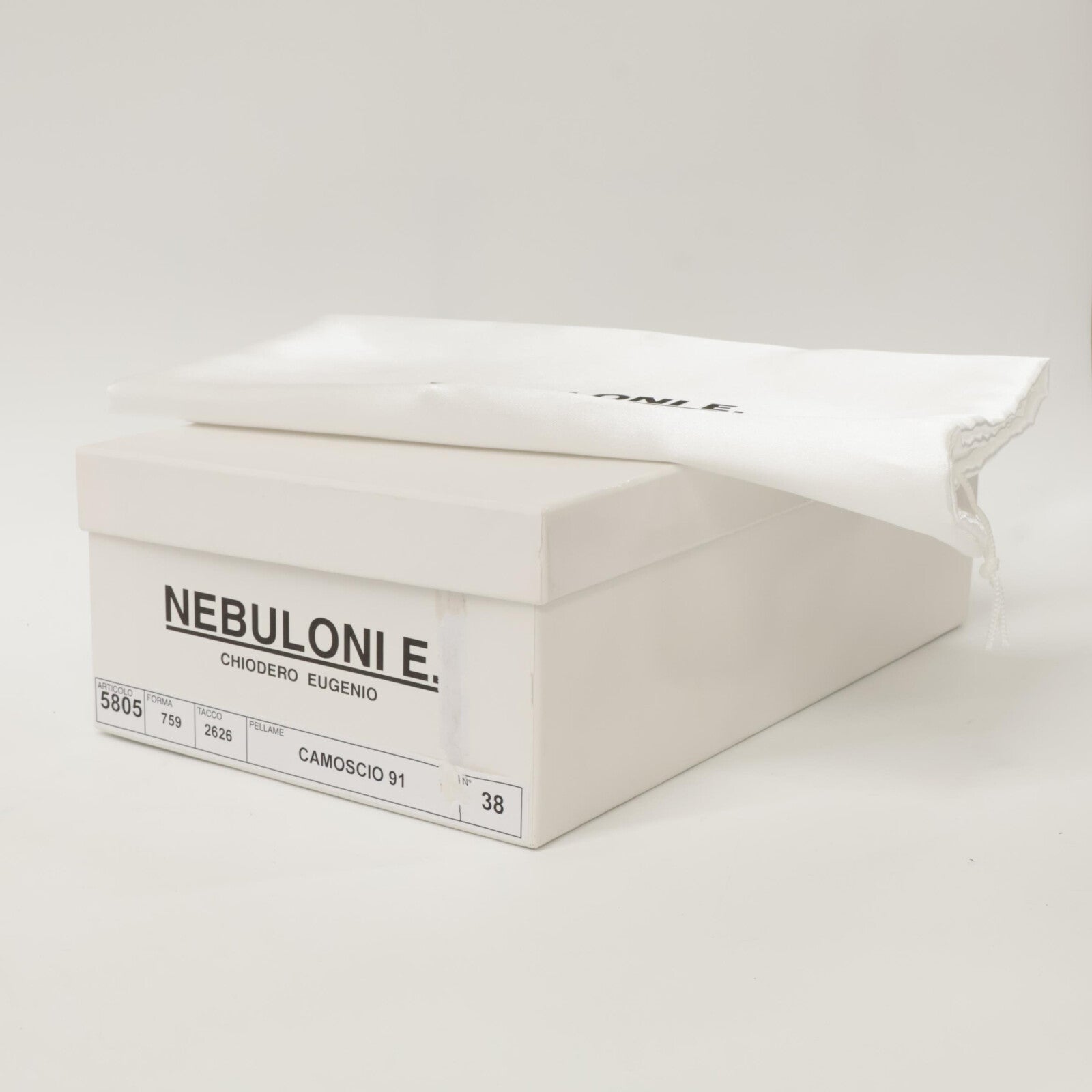 NEBULONI E 尼布洛尼 【美品】5805 绒面革踝带凉鞋