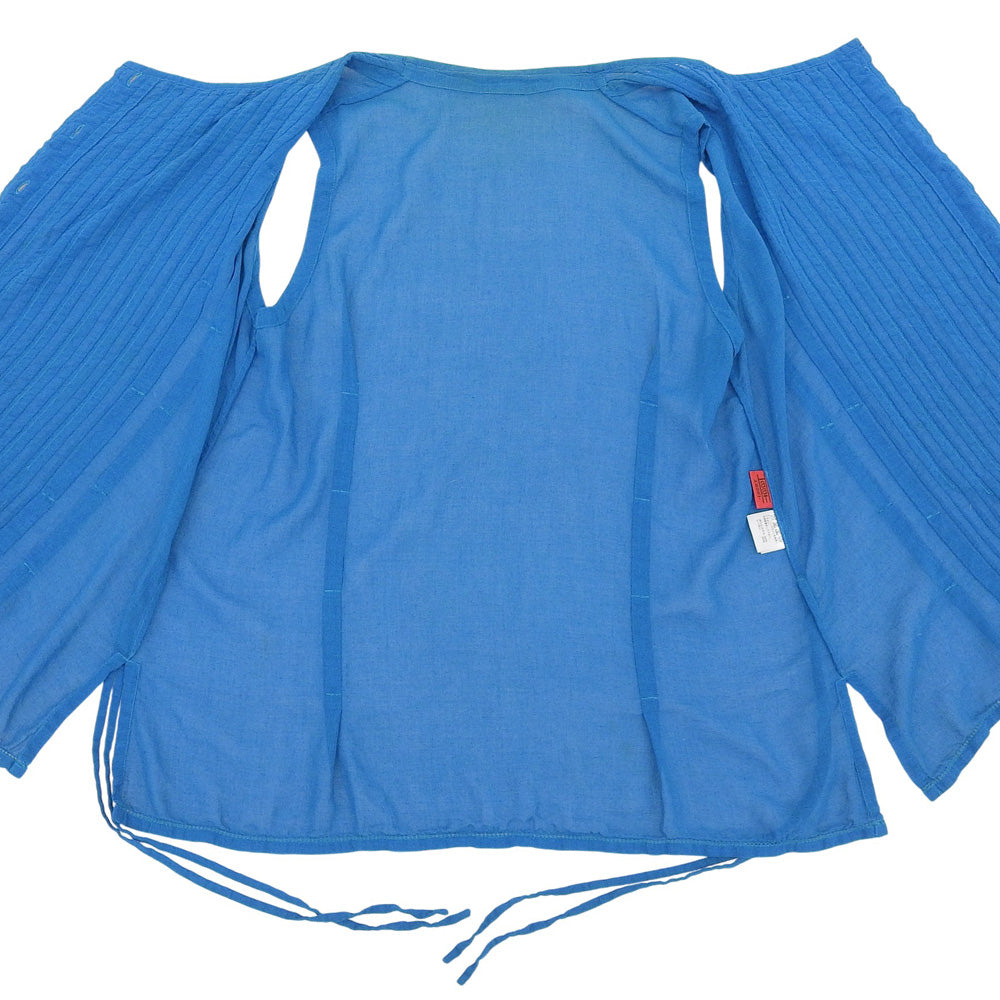 Haat Heart Rayon Blend Stripe Sleeveless Shirt Top Women's Blue 2 HA53FJ617 Top
