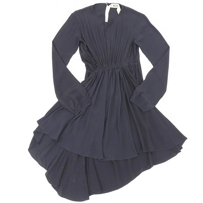 N°21 Numero Ventuno Excellent Condition Silk Blend Dress Women's Navy 36 Dress