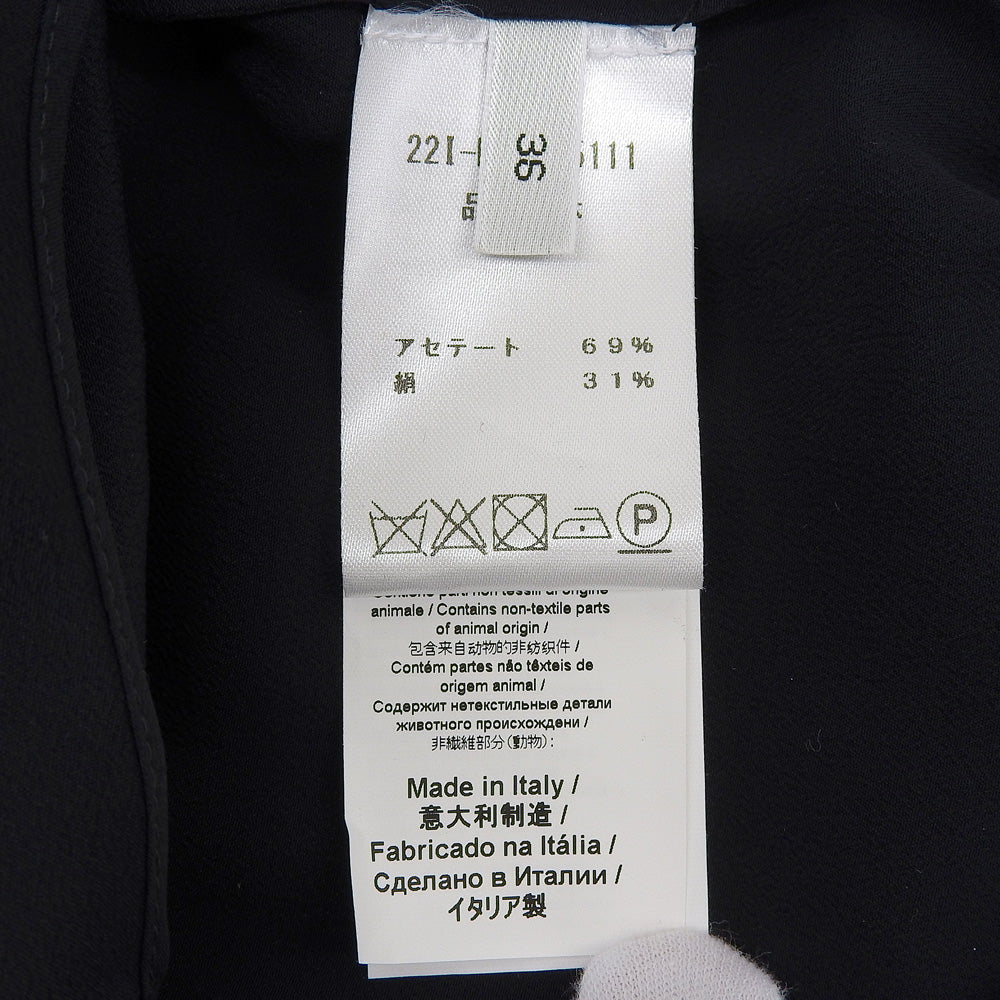 N°21 N°21 N°21 极美品 丝绸混纺连衣裙 女式 藏蓝色 36 连衣裙