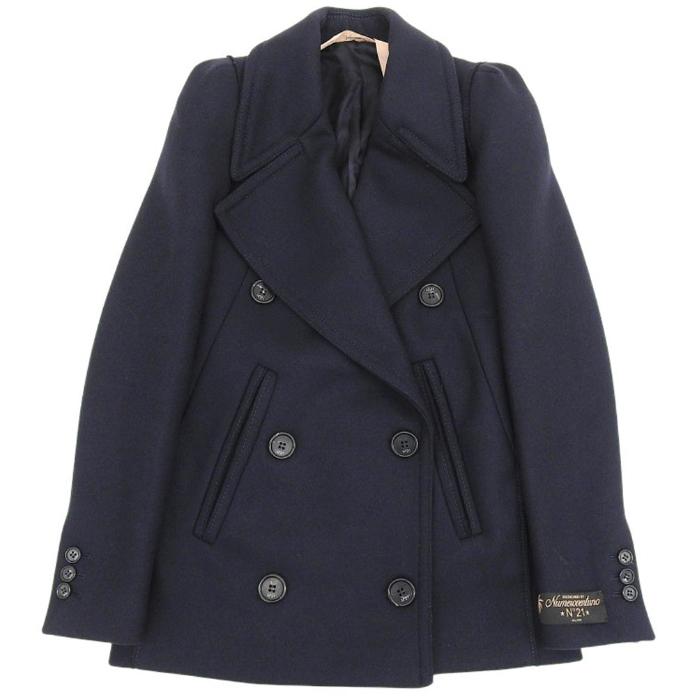 Wool Coat Outerwear Women's Navy 36 Coat 36 Women's