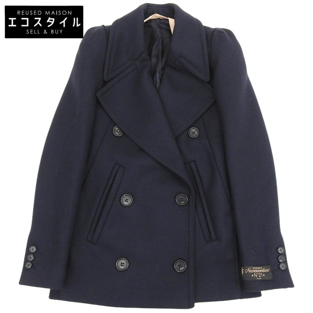 Wool Coat Outerwear Women's Navy 36 Coat 36 Women's