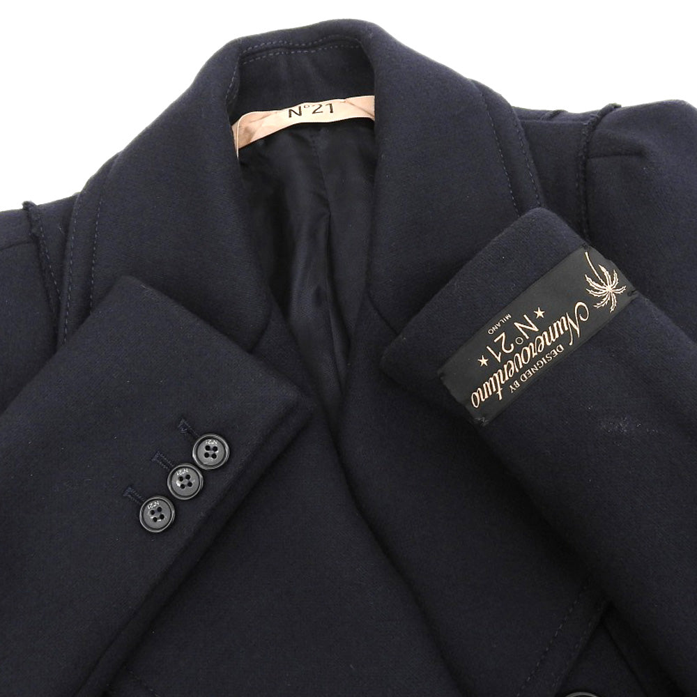 Wool Coat Outerwear Women's Navy 36 Coat 36 Women's