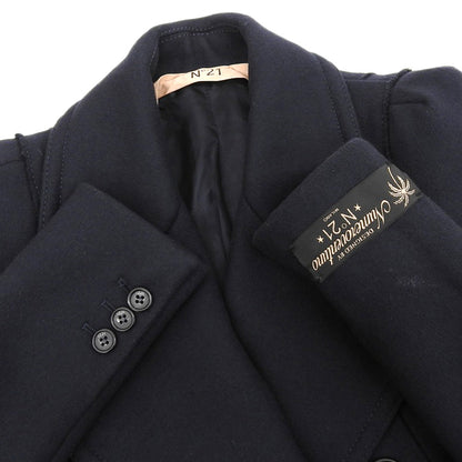 Wool Coat Outerwear Women's Navy 36 Coat 36 Women's