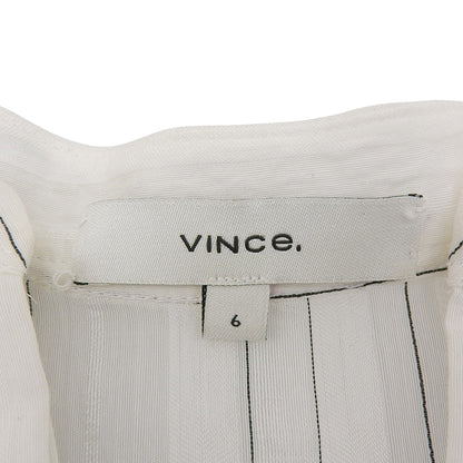 VINCE. 文斯 美品 Drapey Stripe Tiered Dress 连衣裙 女式 白色 6 连衣裙