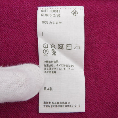TOYOBOSHI 东洋帽子 近全新 糸衣 KIDO 100%山羊绒 V领针织衫 女士 紫色 1 09IT-PC0011 上衣 1